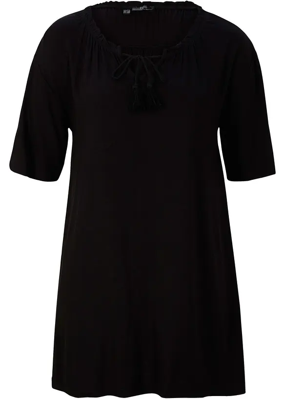 Maglia lunga in misto viscosa, bonprix