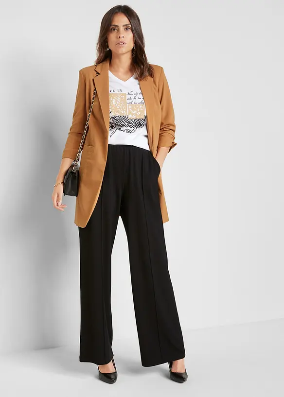 Pantaloni di jersey larghi, bonprix