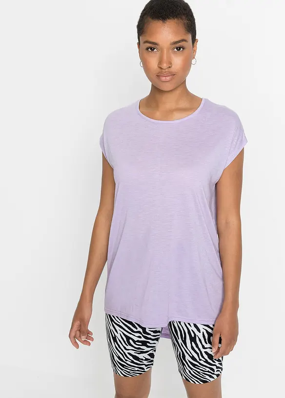 Maglia lunga in misto viscosa, bonprix