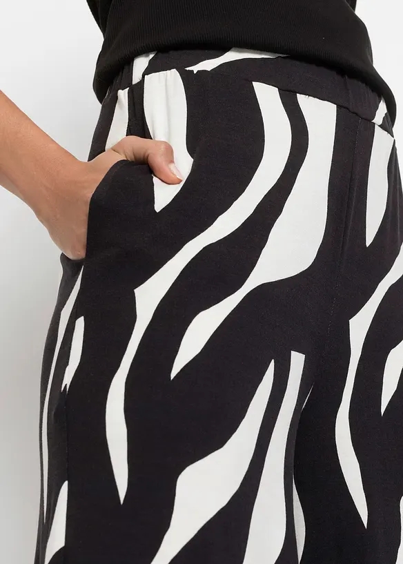 Pantaloni in morbido jersey misto viscosa, bonprix