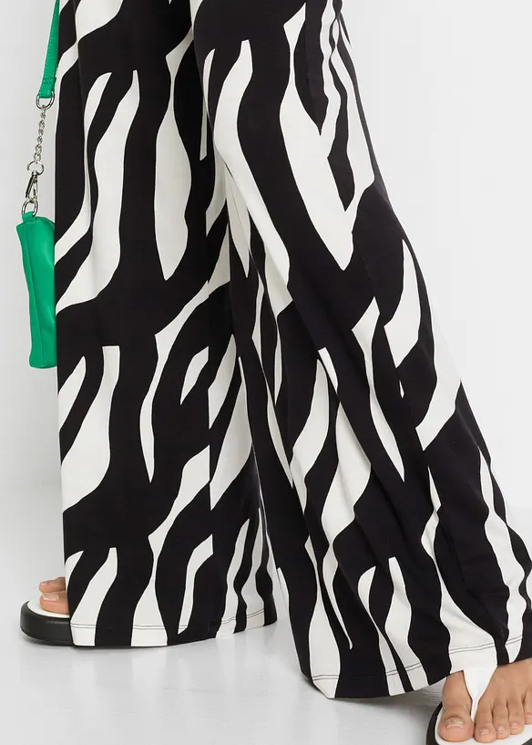 Pantaloni in morbido jersey misto viscosa, bonprix