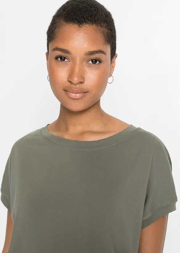 Maglia lunga in puro cotone, bonprix