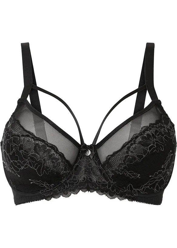 Reggiseno minimizer con pizzo delicato, bonprix