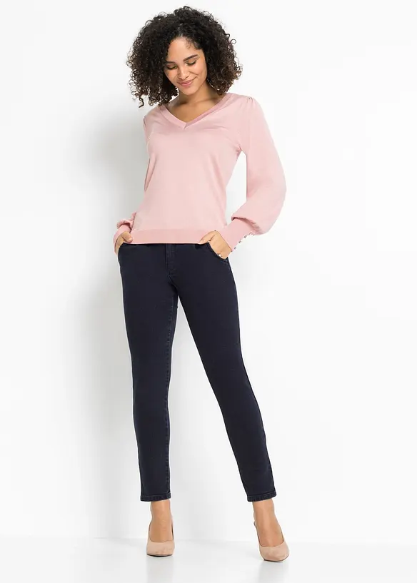 Maglione in filato fine misto viscosa, bonprix