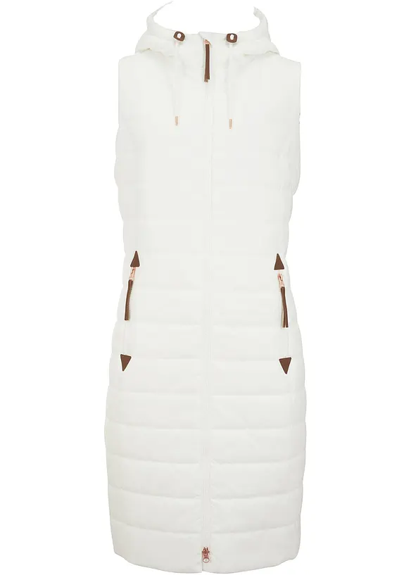 Gilet trapuntato lungo, bonprix