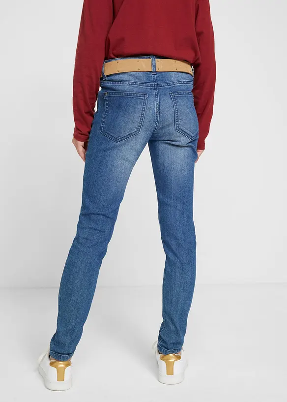 Jeans skinny fit, vita media, bonprix