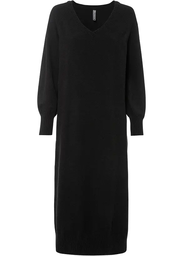Abito midi in maglia oversize, bonprix