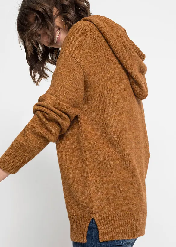 Maglione con cappuccio, bonprix