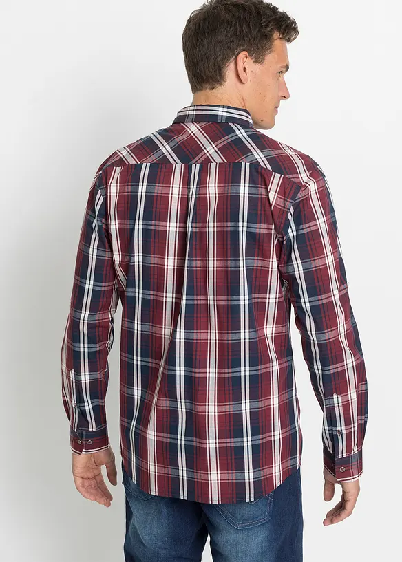 Camicia a maniche lunghe con taglio comfort, bonprix