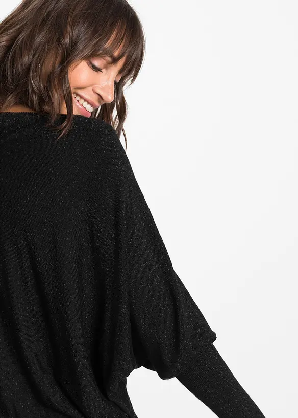 Abito fluente in maglia misto viscosa, bonprix