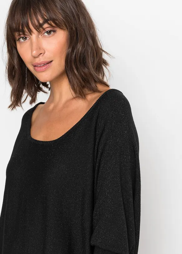Abito fluente in maglia misto viscosa, bonprix