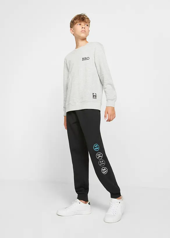 Pantaloni da jogging in misto cotone morbido, bonprix
