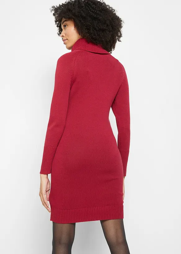 Abito in maglia prémaman / da allattamento con cerniera, bonprix