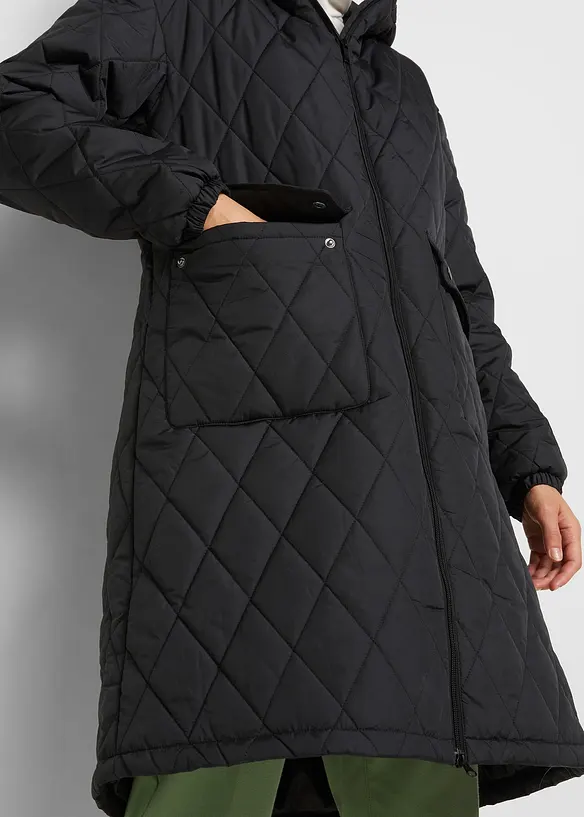 Giubbotto trapuntato con cappuccio, bpc bonprix collection