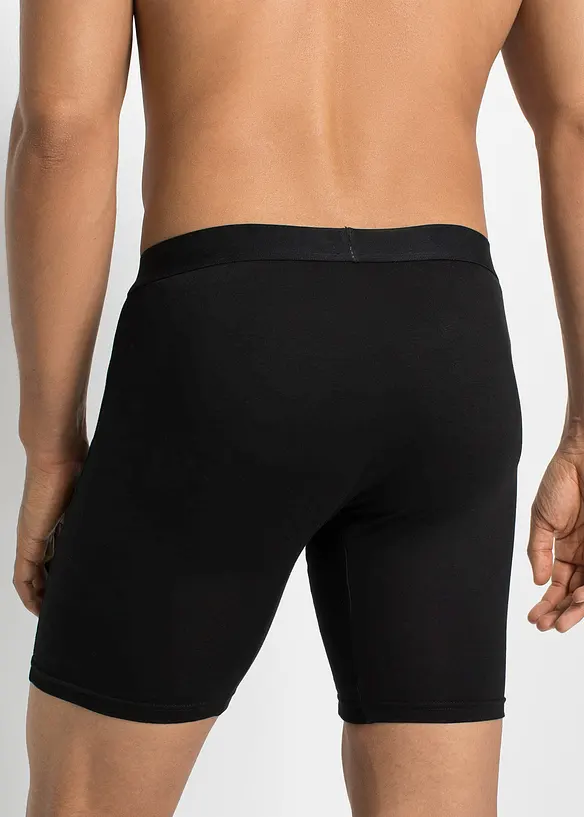 Boxer lunghi aderenti con cotone (pacco da 7), bonprix