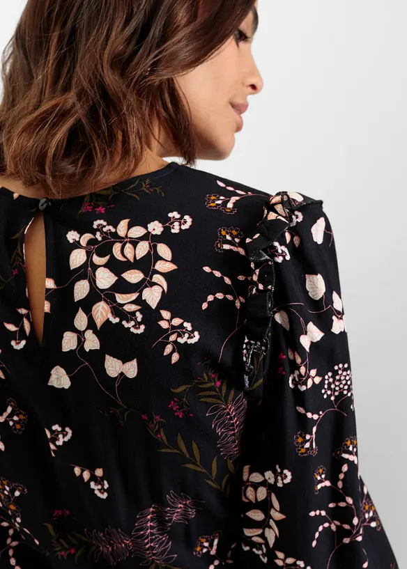 Abito midi in pura viscosa, bonprix