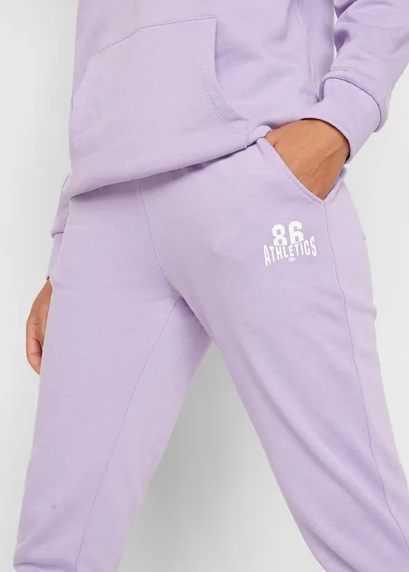 Tuta da jogging con cotone (set 2 pezzi), bonprix