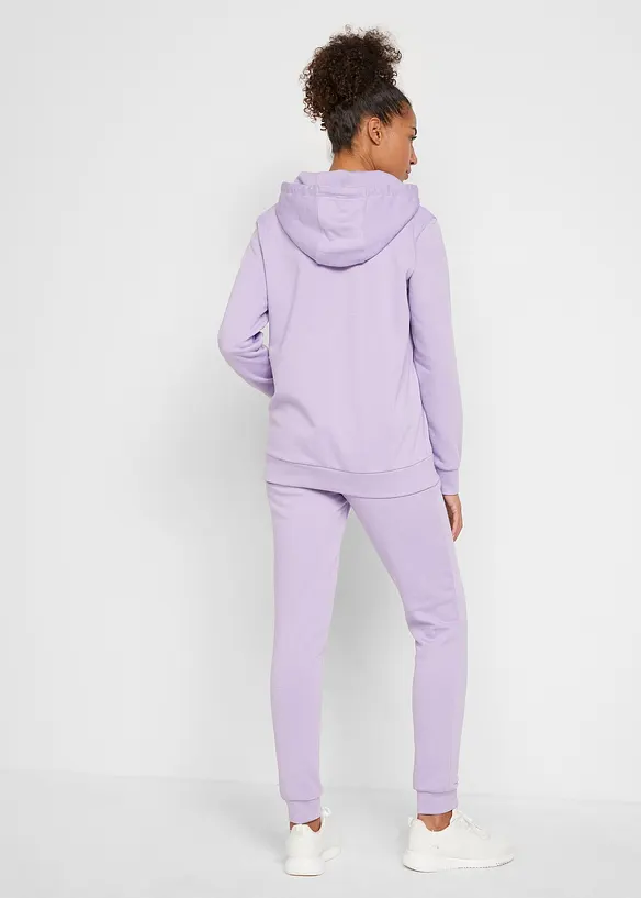 Tuta da jogging con cotone (set 2 pezzi), bonprix