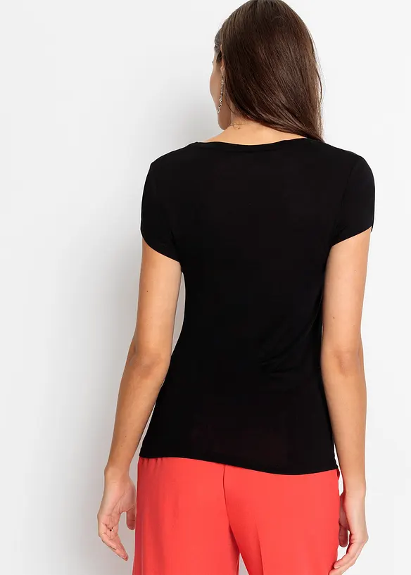 T-shirt in viscosa morbida, bonprix