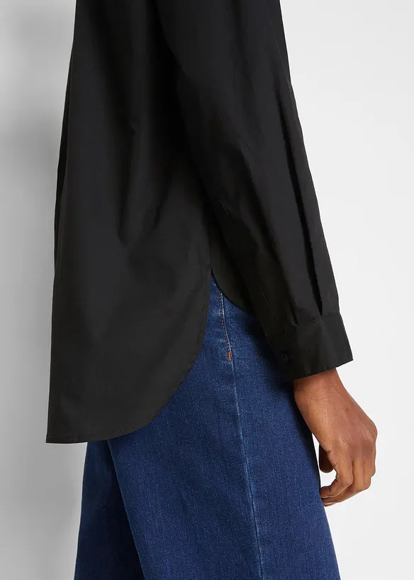 Blusa con cappuccio in puro cotone biologico, bonprix