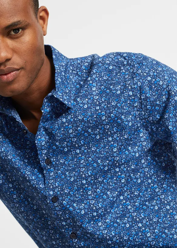 Camicia a maniche corte in puro cotone, bonprix