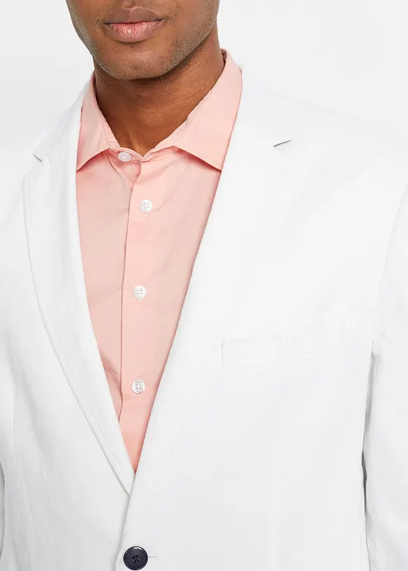 Giacca elegante in misto lino, regular fit, bonprix
