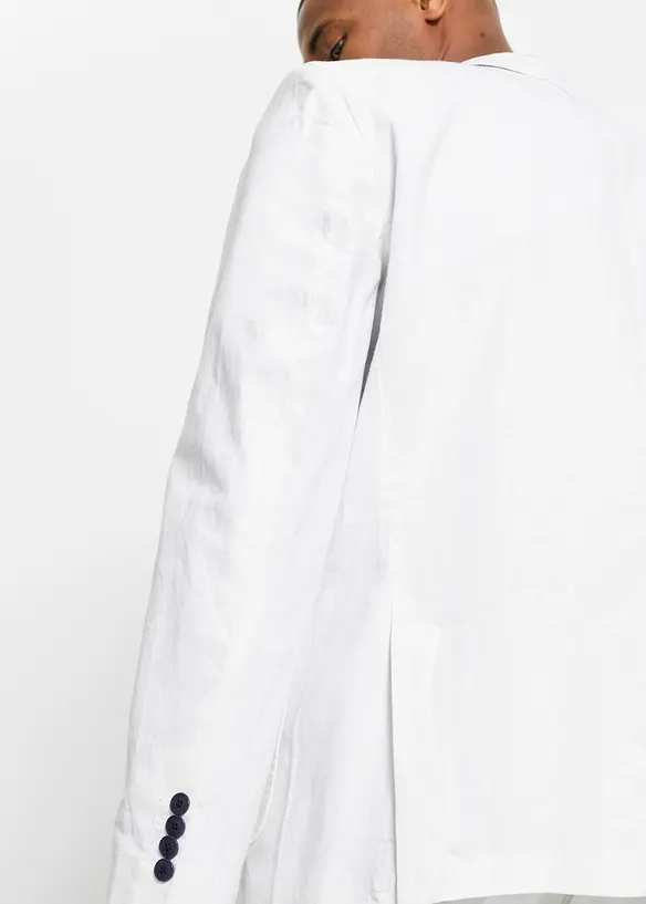 Giacca elegante in misto lino, regular fit, bonprix