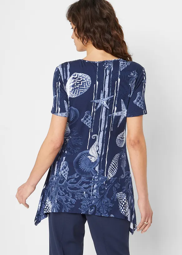 Maglia lunga in misto viscosa morbido, bonprix