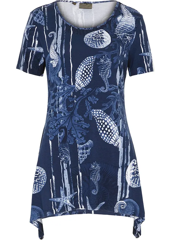 Maglia lunga in misto viscosa morbido, bonprix