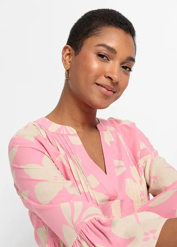 Abito lungo in viscosa fluente, bonprix