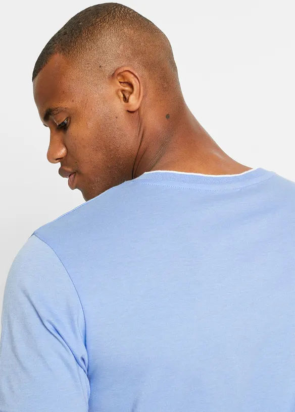 T-shirt con scollo a V (pacco da 2), bonprix