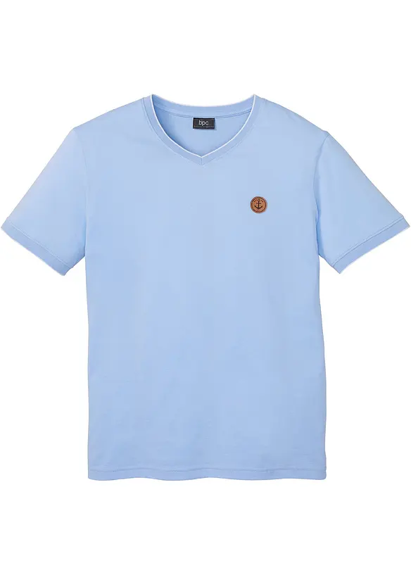 T-shirt con scollo a V (pacco da 2), bonprix