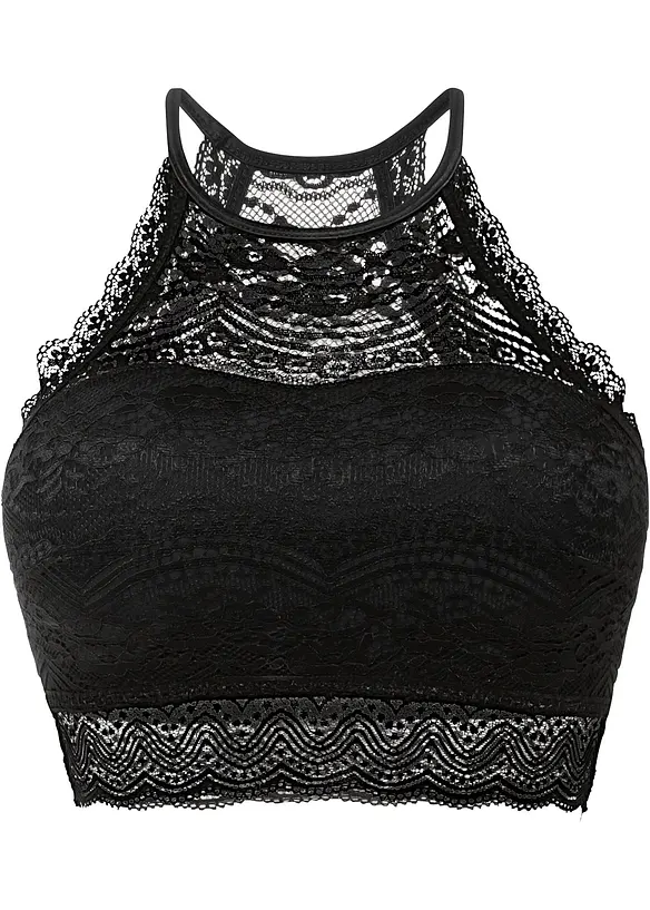 Reggiseno bustier in pizzo fine, bonprix