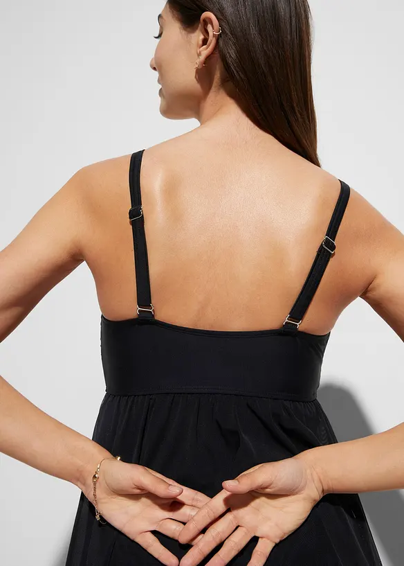 Abito da bagno con mesh trasparente, bonprix