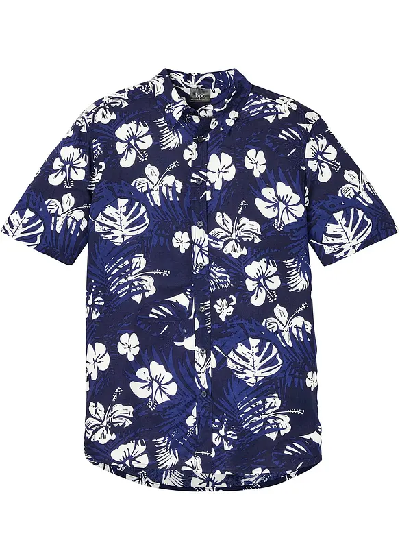 Camicia a maniche corte in viscosa, bonprix