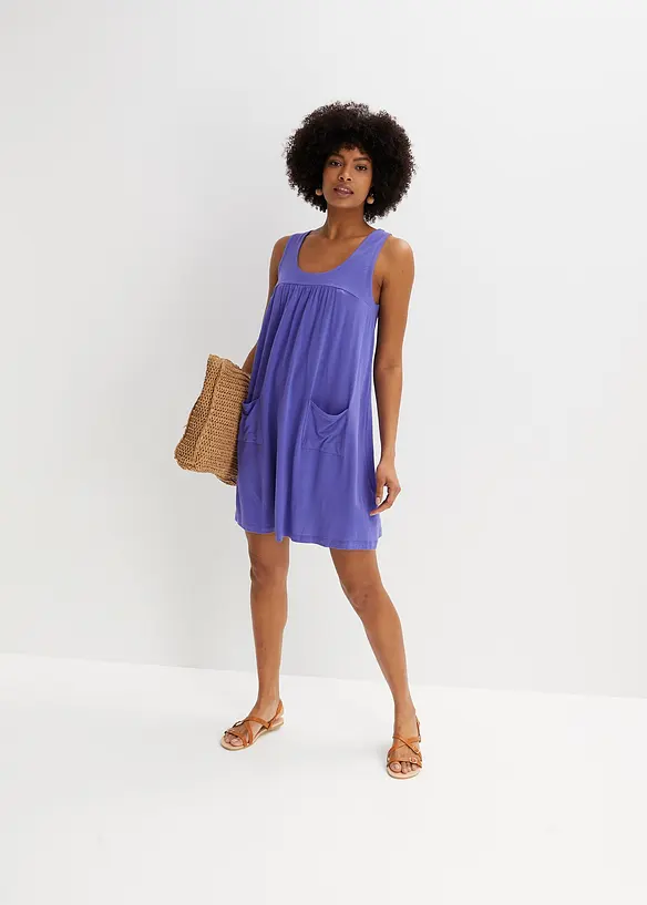 Abito corto di jersey con tasche, bonprix
