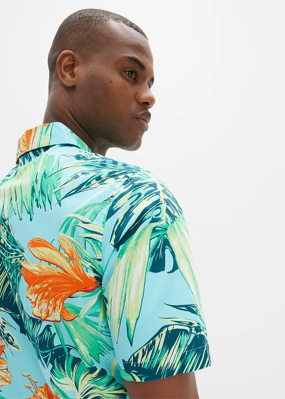 Camicia a maniche corte in puro cotone, bonprix