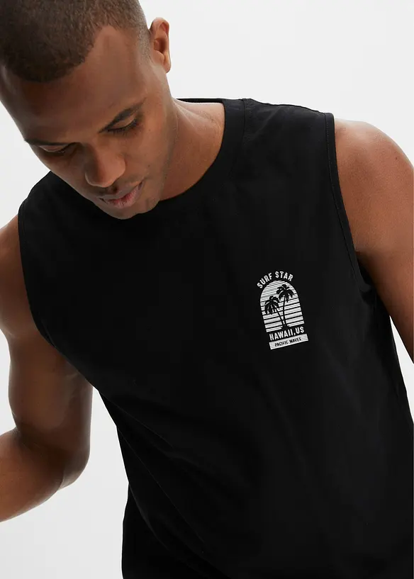 Canotta in puro cotone, loose fit, bonprix