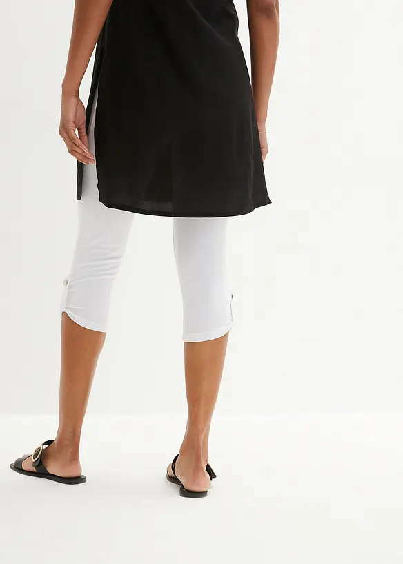 Leggings a pinocchietto in cotone biologico, bonprix