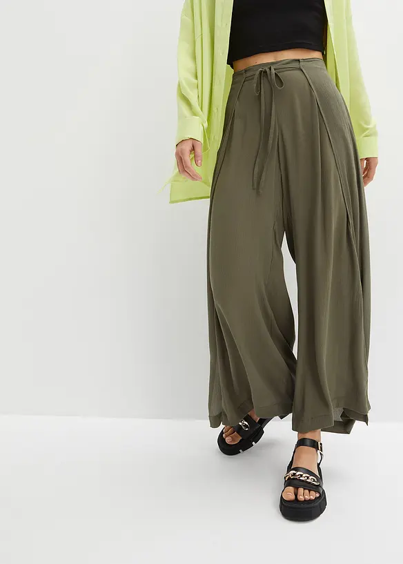 Pantaloni in viscosa fluente, bonprix