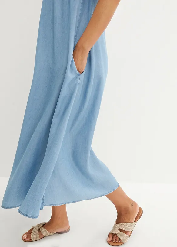 Abito di jeans in lyocell fluente, bonprix