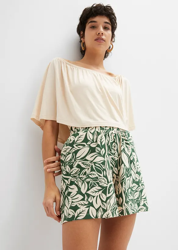 Shorts di jersey in misto cotone elasticizzato, bonprix