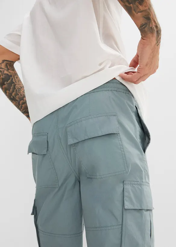Bermuda cargo con elastico in vita, regular fit, bonprix