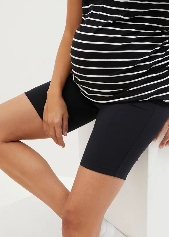Pantaloncini prémaman in cotone biologico (pacco da 2), bonprix