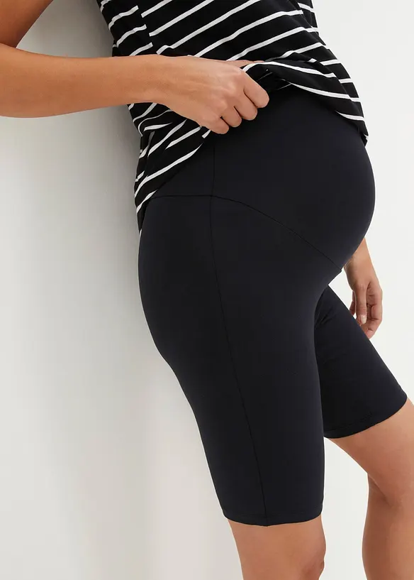 Pantaloncini prémaman in cotone biologico (pacco da 2), bonprix