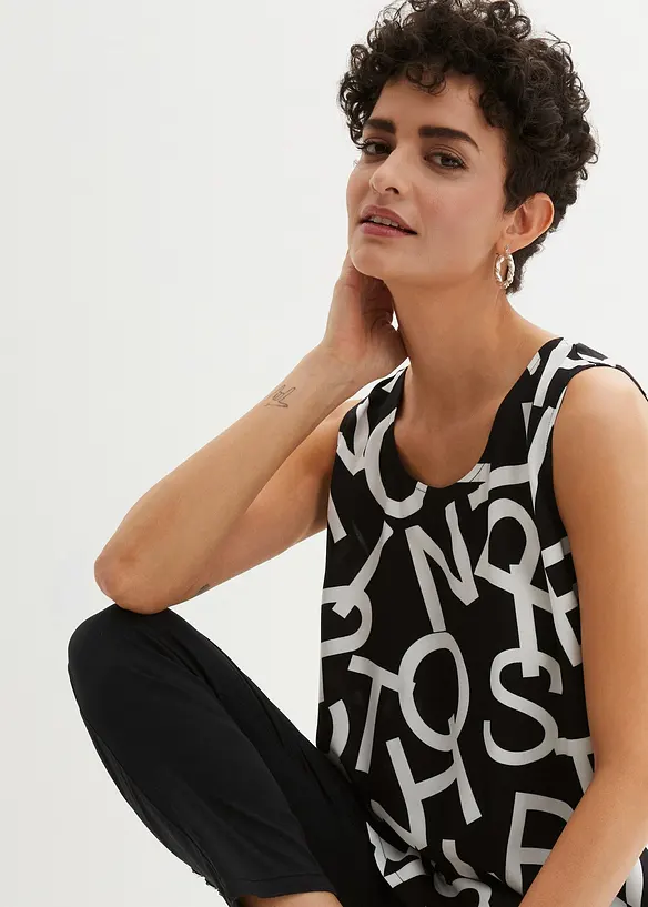 Top in viscosa fluente, bonprix