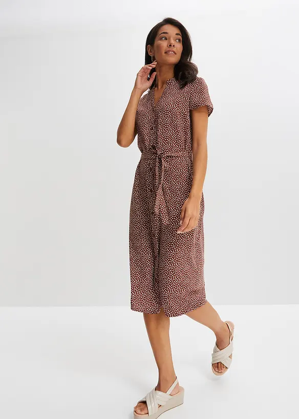 Abito chemisier a pois, bonprix