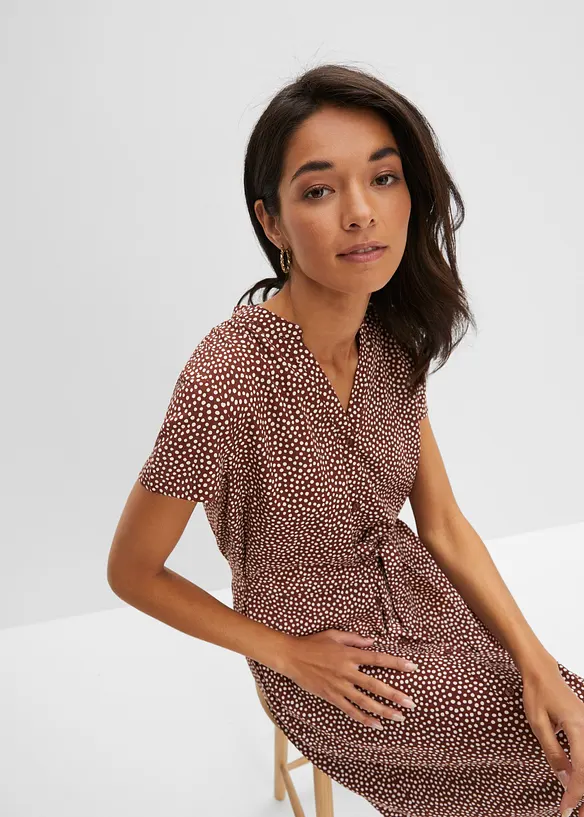 Abito chemisier a pois, bonprix