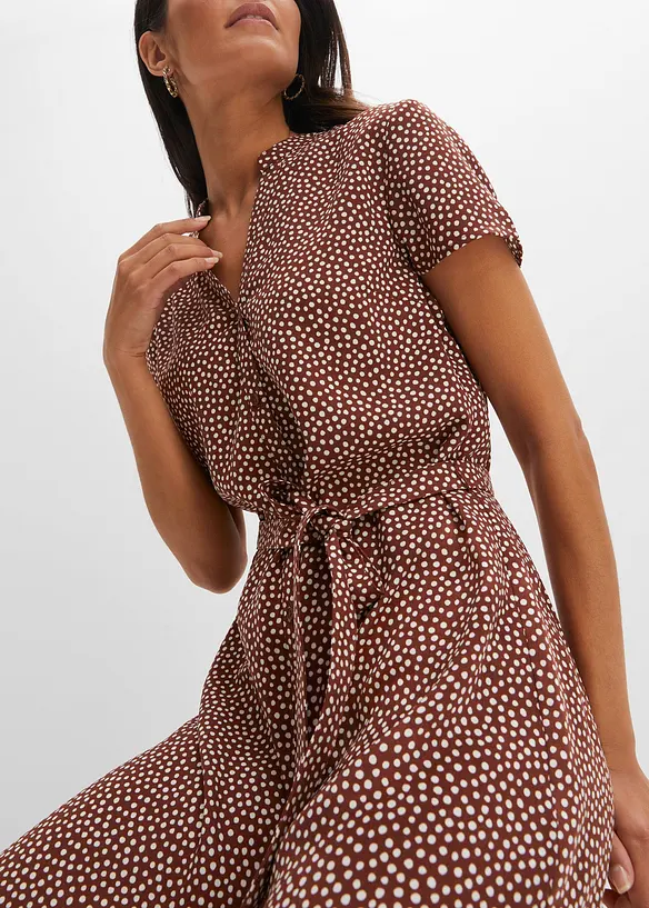 Abito chemisier a pois, bonprix