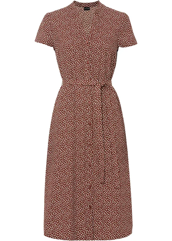 Abito chemisier a pois, bonprix